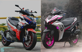 Duel Modifikasi Yamaha Aerox Baru, Ubahan Totalitas Berdarah Racing