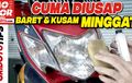 Cara Bikin Mika Lampu Motor Kusam dan Baret Kembali Kinclong, Ini Videonya