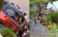 Satu Keluarga Meninggal Dunia Terjebak di Kabin Honda Brio, Tenggelam di Rawa dalam Posisi Balik Badan