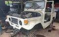 Bisa Jadi Bahan Nih, 'Bangkai' Toyota Land Cruiser Hardtop Dilelang, Limitnya Cuma Rp 2 Juta