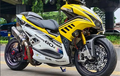 Bukan Kaleng-kaleng, Yamaha Aerox Juara 2 Masterclass Online Customaxi 2021 Pamer Kaki Berotot