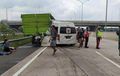 Petaka Toyota HiAce Sewaan, Hancur Terbelah di Tol Bakter, 4 Orang Tak Bernapas