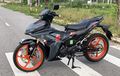 Yamaha MX King 155 VVA Kena Modif Apik, Kaki-kaki Full Upgrade