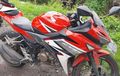 Kejadiannya Cepat, Pengendara CBR150R Meregang Nyawa Digilas Bus Rajawali Indah