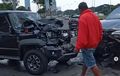 Adu Toyota Fortuner dan Suzuki Jimny Tak Terhindarkan, Berakhir Teronggok di Gading Serpong dengan Muka Hancur Berantakan 