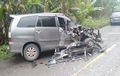 Bodi Kijang Innova Ambyar Disambar Truk, Kondisi Pengemudi dan Penumpang Mengejutkan