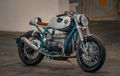BMW R65 Menjelma Jadi Cafe Racer, Pasang Bodi Monokok, Mesin Diekspos