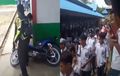Disoraki Ratusan Pelajar, Video Dua Polisi Angkut Motor Siswa dari Sekolah Bikin Heboh Netizen, Begini Fakta Kejadiannya