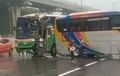 Sebabkan Luka Ringan dan Berat, Bus Mayasari Tusuk Bus Pariwisata