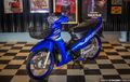 Honda Supra X 125 Tampil Rupawan, Dimodif Apik Berkonsep Serba Biru