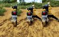 Cewek Ini Rela Split Buat Bebaskan Yamaha X-Ride Miliknya dari Lumpur, Begini Cerita di Balinya
