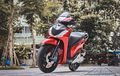 Honda SH150i Berpakaian Merah, Kaki-kaki Diupgrade Apik, Tampang Makin Elegan