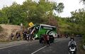 Akui Mendengar Suara Benturan Keras, Begini Kesaksian Pedagang Sekitar Lokasi Laka Bus Pariwisata di Bantul