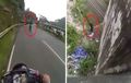 Gagal Ngerem, Pengendara GL Pro Mental dari Flyover Kebasen, Warganet Malah Ngakak Habis Lihat Kondisi Korban
