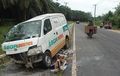Tie Rod Patah di Kecepatan 50 Km/Jam, Gran Max Blind Van Kayang Dua Kali