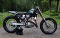 Kawasaki KX125 Jadi Flat Tracker, Tampang Makin Sangar dan Keren