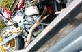 Ninja 250 Remuk, Ngebut Ketemu Tikungan Oleng, Truk Dump Dilawan