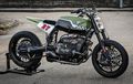 Flatbanger, BMW R100R Bergaya Street Tracker, Kaki-kaki Full Upgrade