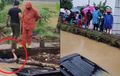 Sopir Basah Kuyup Minta Diselamatkan, Pajero Tenggelam di Kali Sedalam Atapnya, Warga Cuma Bisa Nonton