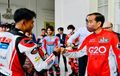 Ikut Parade MotoGP Indonesia 2022, Presiden Jokowi Kasih Wejangan Khusus ke Pembalap Moto3 Asal Magetan
