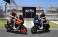 Aleix Espargaro dan Vinales Pamerkan Aprilia SR GT 200 di Mandalika, Spesifikasinya Bikin Ngiler