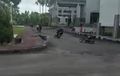 Kantor DPRD Nunukan Diserbu Puluhan ABG Bermotor, Bukan Demo Malah Balapan