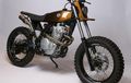 Scrambler/Tracker Dari Honda NX650 Dominator Dengan Bodi Minimalis