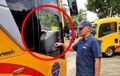 Kaca Bus Pemkab Banyumas Pecah Dijotos Tangan Sopir Pikap, Buntut Cekcok Serobot Kiri saat Jalanan Macet