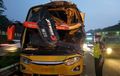 Dua Truk Serempetan di Tol, Malah Bus Yang Kena Apesnya, Satu Korban Meninggal Dunia