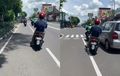 Pemotor Honda BeAT Ini Aneh Bin Ajaib, Bisa Melaju Santai di Jalan, Walau Motornya Rusak Cukup Parah