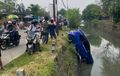 Pemilik Ngaku Salah, Posisi Distarter Honda Brio Loncat dan Nungging ke Sungai