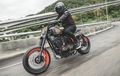 Harley-Davidson Sportster Gaya Street Tracker, Ekspos Kaki dan Tampang Sangar