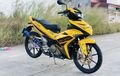 Hati-hati Ini Yamaha MX King 150 Jubah Kuning Dengan Kaki Full Upgrade