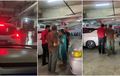 Salah Tapi Nyolot, Pria Turun Dari Xpander Pukul Petugas Parkir di JCM, Masalah Karcis