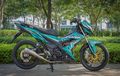Honda Sonic 150R Main Sporty, Kaki-kaki Dibedah Apik Pasang Knalpot R9
