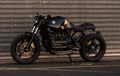 BMW K1100LT Gaya Cafe Racer, Bodi Serba Hitam Bikin Tampang Garang