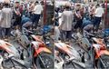 Lima Motor Hancur, Ertiga Mendadak ke Lajur Kanan, Seruduk Pangkalan Ojek