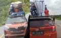 Tak Patut Ditiru, Toyota Calya Angkut Honda Scoopy di Atap, Begini Komentar RDC dan JDDC