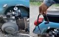 Ada yang Aneh Sama Mesin Vespa PX Lawas Ini, Bisa Hidup Sih tapi Kok Begini?