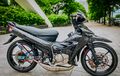 Yamaha 125Z Tampil Keren, Bodi Berbalut Karbon, Rem Belakang Pakai 2 Kaliper
