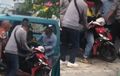 Yamaha Mio Punya Bapak-bapak Ditarik Paksa Debt Collector di Jalan, Motor Gagal Dibawa, Nasib Pemiliknya Bikin Sedih
