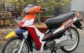 Honda Supra Fit 'Bapak' Kian Sporty Efek Pakai Livery Repsol
