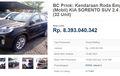 Bea Cukai Cuci Gudang, 32 KIA Sorento Dilelang Sepaket, Segini Nilai Limitnya