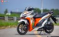 Honda Vario 150 Racing Look, Upgrade Kaki-kaki, Pasang Knalpot KOU Titanium 
