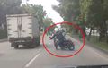 Pengendara Yamaha V-ixion Malah Dipuji-puji Netizen Habis Kecelakaan, Ini Alasannya