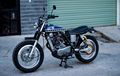Restomod Yamaha SR400 Ubah Tampang Sangar Ekspos Kaki-kaki Kekar