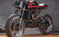 Honda CX500 Cafe Scrambler, Tampang Sangar Garpu Depan Milik Yamaha R1