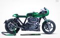 Harley-Davidson Sportster Cafe Racer, Pakai Baju Hijau dan Pelek Karbon