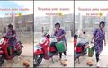 Kocak, Ketika Emak-emak Ikut Imbauan Polisi Tak Pakai Sandal Saat Naik Motor