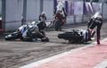 Sempat Tabrakan Sebelum Balapan, Eric Saputra Menangkan Kelas Superstock di Yamaha Sunday Race 2022